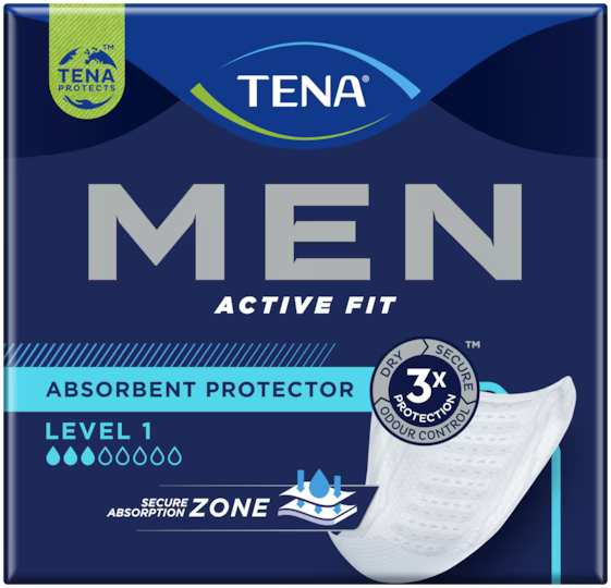 TENA Men Active Fit Absorbent Protector Level 1 24 Pack